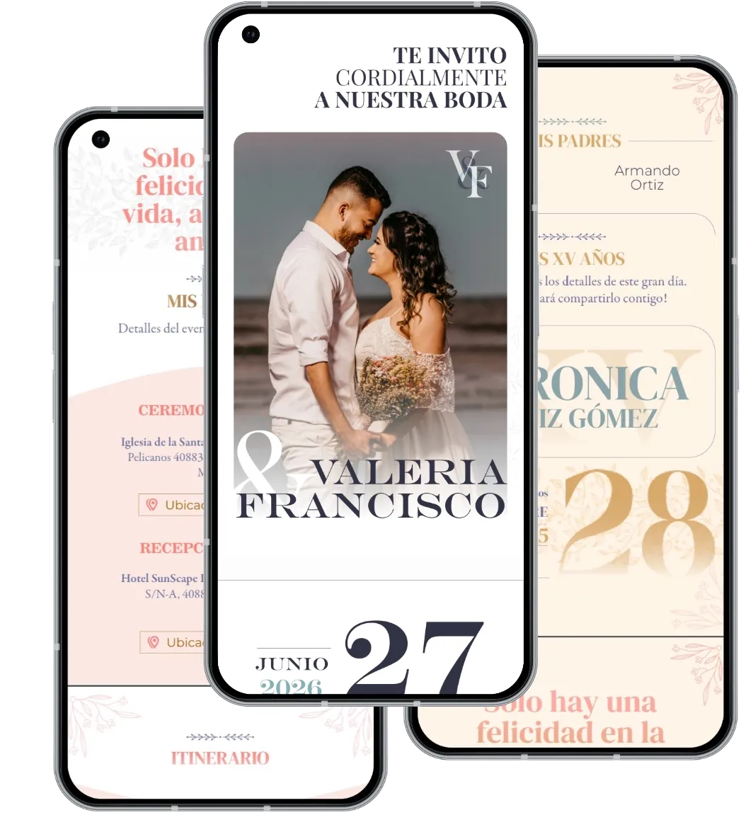 Recibes con tu <b>Nvitación PDF</b>